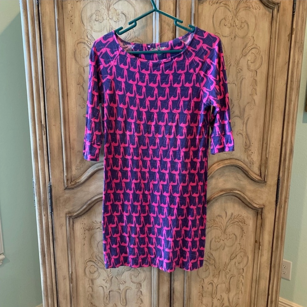 Lilly Pulitzer Cotton T-Shirt Dress Size XS